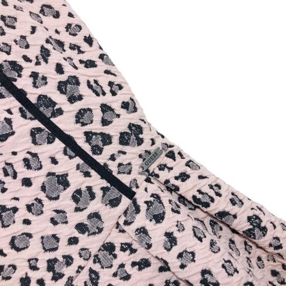 GUESS Leopard Print Sweetheart Bustier Peplum Top Size Small - Picture 4 of 9
